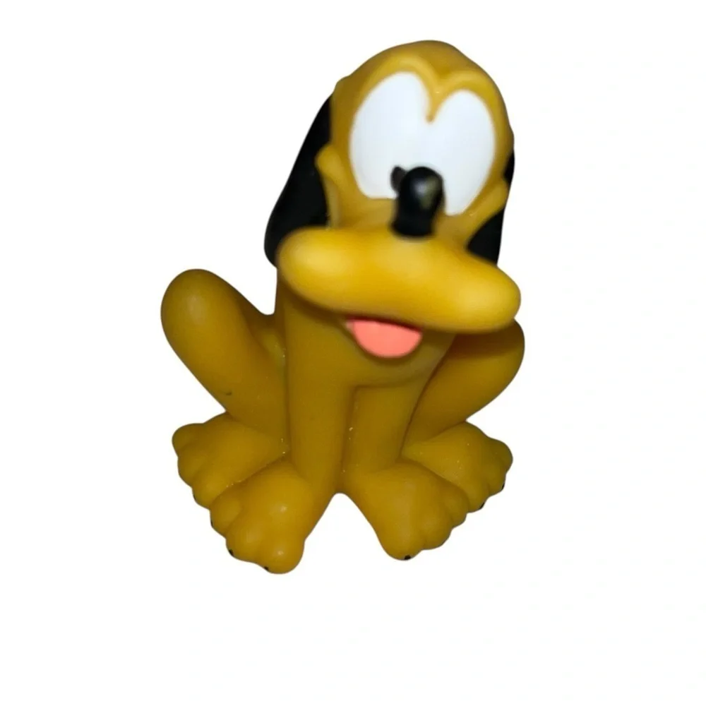 Vintage retro Disney vinyl 6 inch Pluto toy 6” figure